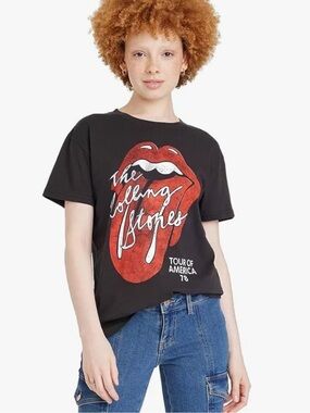 The Rolling Stones Tour of America ’78 Graphic T-Shirt Size Small